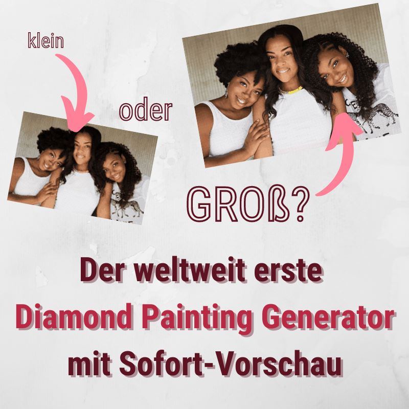 Der erste Diamond-Painting-Generator mit Live-Vorschau!